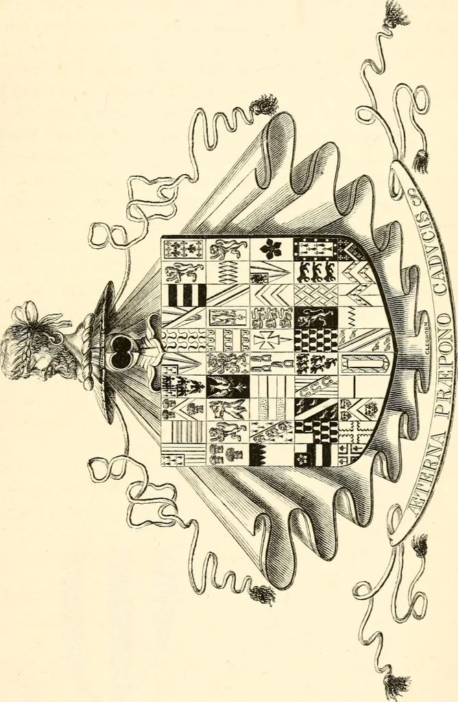 An illustration from The Herald and genealogist, 1862, leaf 536