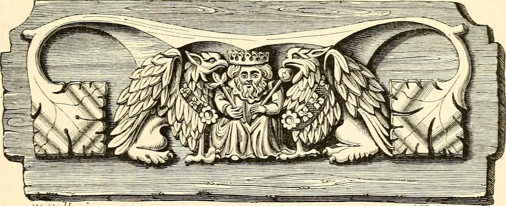 An illustration from The Herald and genealogist, 1862, leaf 54