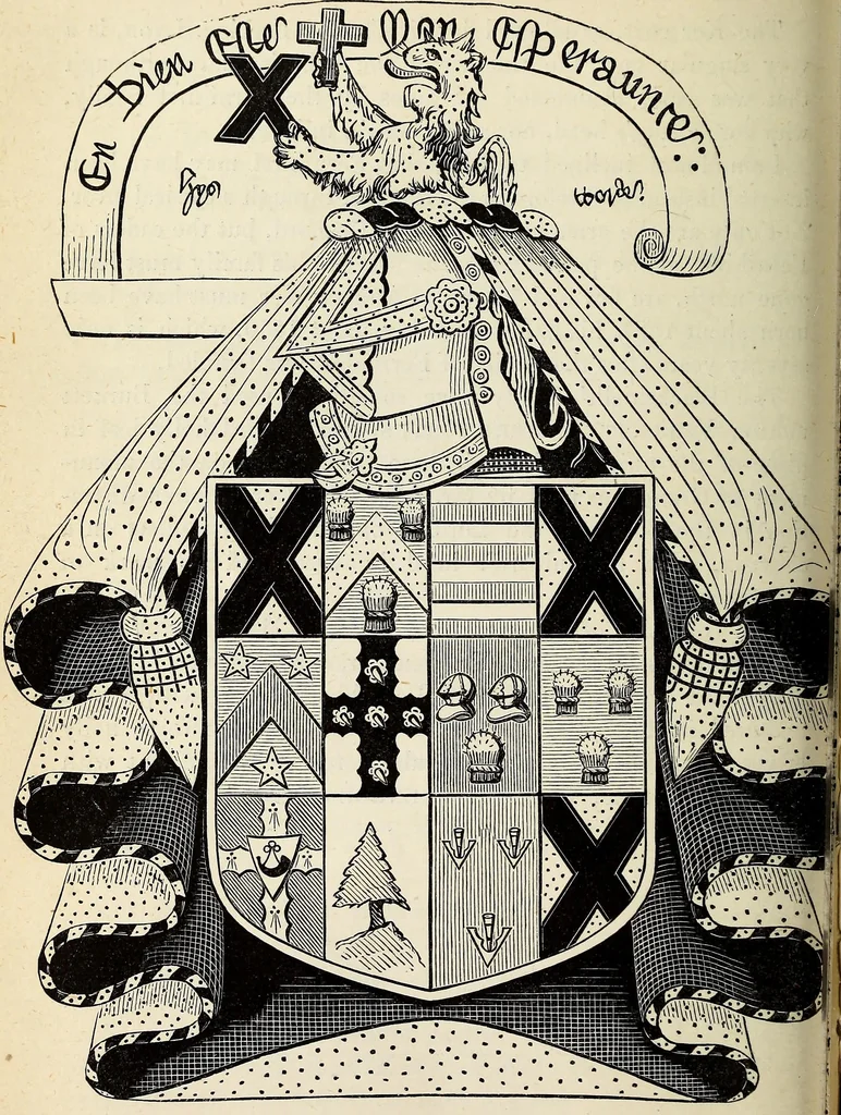 An illustration from The Herald and genealogist, 1874, leaf 256