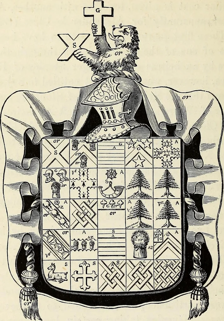 An illustration from The Herald and genealogist, 1874, leaf 264