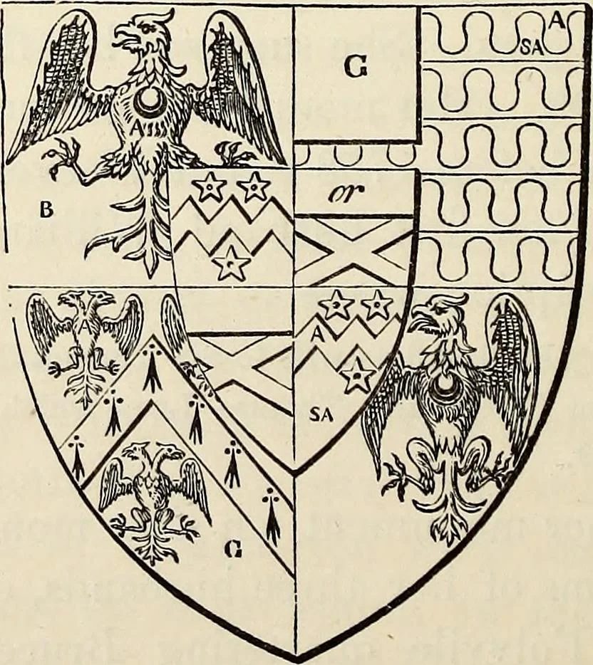 An illustration from The Herald and genealogist, 1874, leaf 342