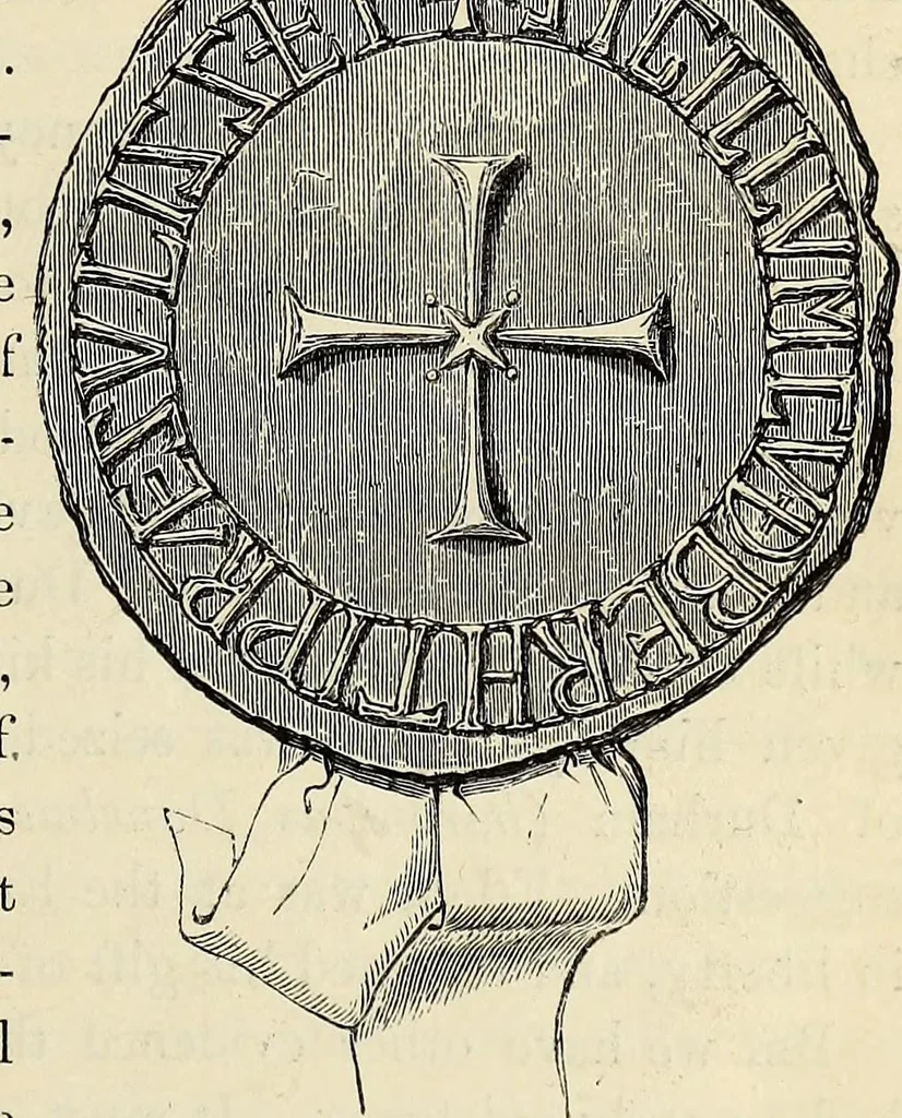 An illustration from The Herald and genealogist, 1874, leaf 49