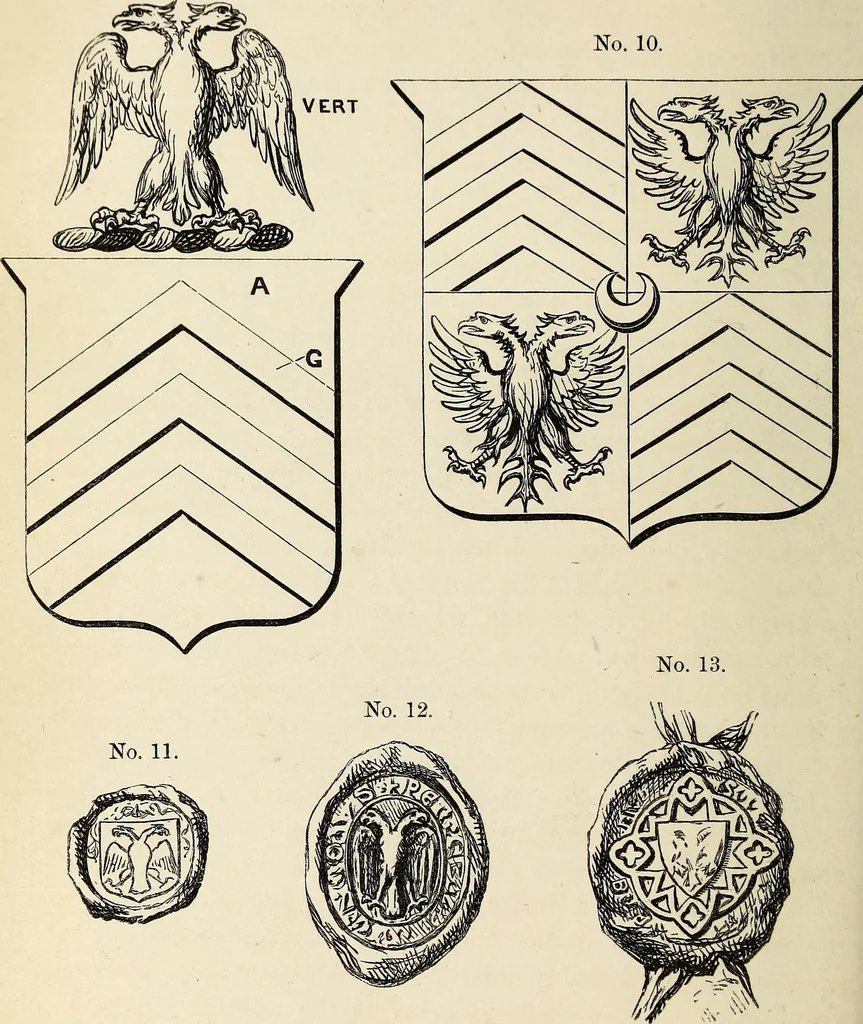 An illustration from The Herald and genealogist, 1874, leaf 490