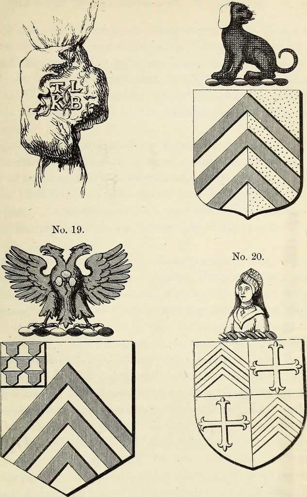An illustration from The Herald and genealogist, 1874, leaf 493