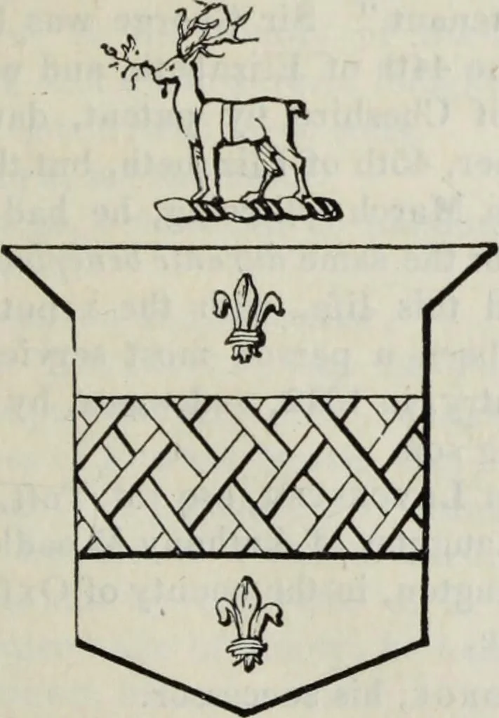 An illustration from A genealogical and heraldic history of the commoners of Great Britain and Ireland enjoying territorial possessions or high official rank, but uninvested with heritable honours, 1836, leaf 101