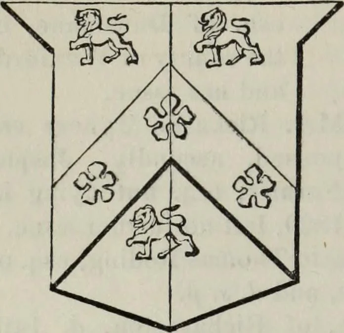 An illustration from A genealogical and heraldic history of the commoners of Great Britain and Ireland enjoying territorial possessions or high official rank, but uninvested with heritable honours, 1836, leaf 122