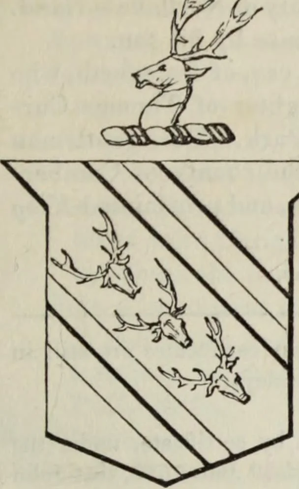 An illustration from A genealogical and heraldic history of the commoners of Great Britain and Ireland enjoying territorial possessions or high official rank, but uninvested with heritable honours, 1836, leaf 123