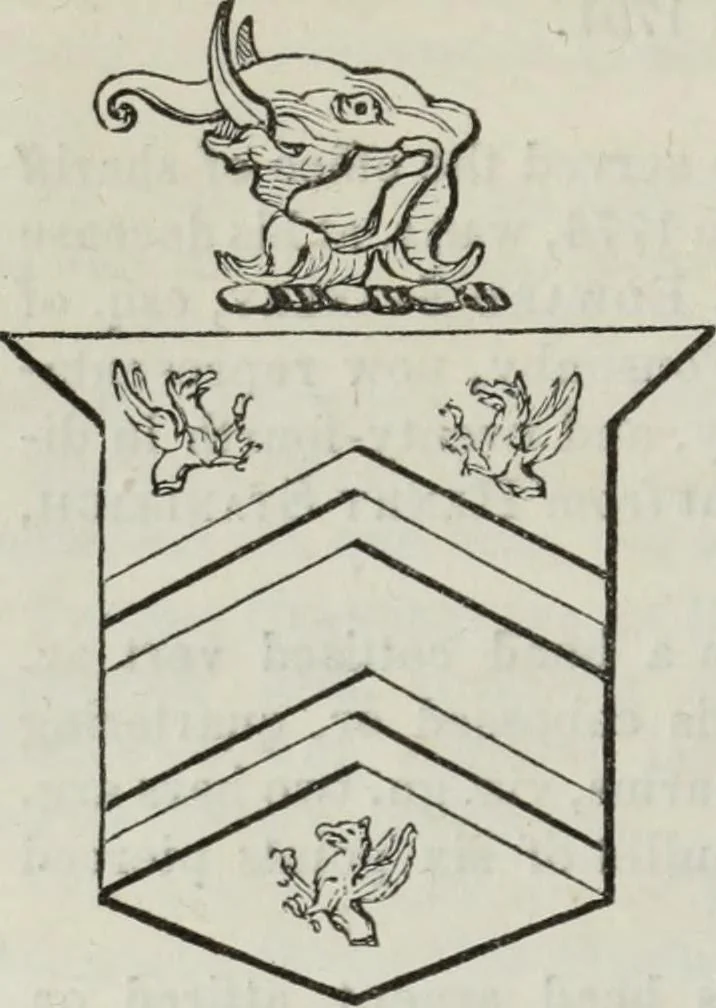An illustration from A genealogical and heraldic history of the commoners of Great Britain and Ireland enjoying territorial possessions or high official rank, but uninvested with heritable honours, 1836, leaf 126