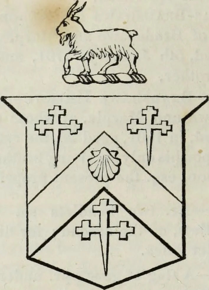 An illustration from A genealogical and heraldic history of the commoners of Great Britain and Ireland enjoying territorial possessions or high official rank, but uninvested with heritable honours, 1836, leaf 132