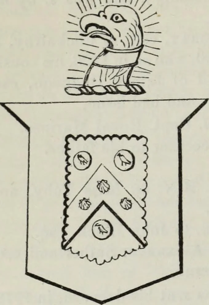 An illustration from A genealogical and heraldic history of the commoners of Great Britain and Ireland enjoying territorial possessions or high official rank, but uninvested with heritable honours, 1836, leaf 158