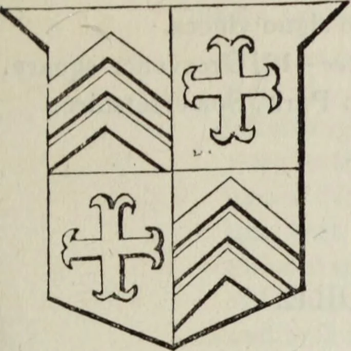 An illustration from A genealogical and heraldic history of the commoners of Great Britain and Ireland enjoying territorial possessions or high official rank, but uninvested with heritable honours, 1836, leaf 173