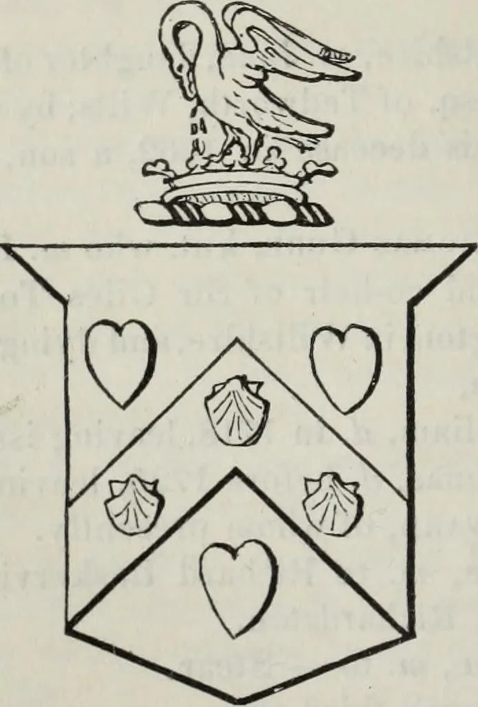 An illustration from A genealogical and heraldic history of the commoners of Great Britain and Ireland enjoying territorial possessions or high official rank, but uninvested with heritable honours, 1836, leaf 174