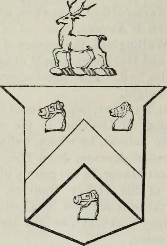 An illustration from A genealogical and heraldic history of the commoners of Great Britain and Ireland enjoying territorial possessions or high official rank, but uninvested with heritable honours, 1836, leaf 178
