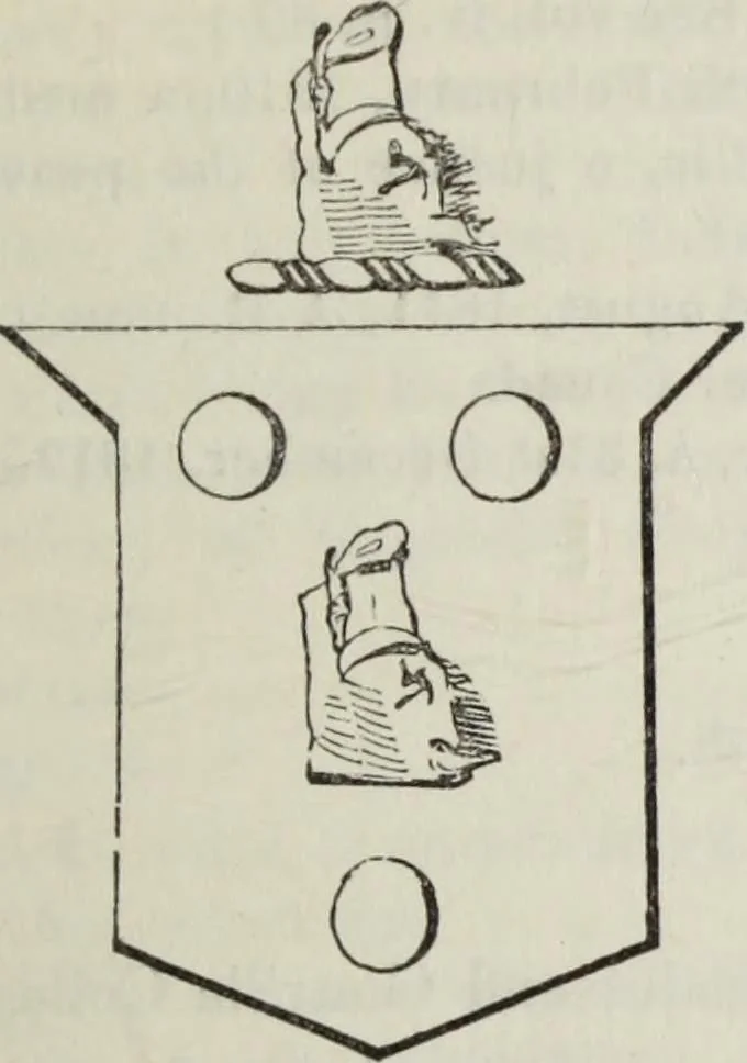 An illustration from A genealogical and heraldic history of the commoners of Great Britain and Ireland enjoying territorial possessions or high official rank, but uninvested with heritable honours, 1836, leaf 191