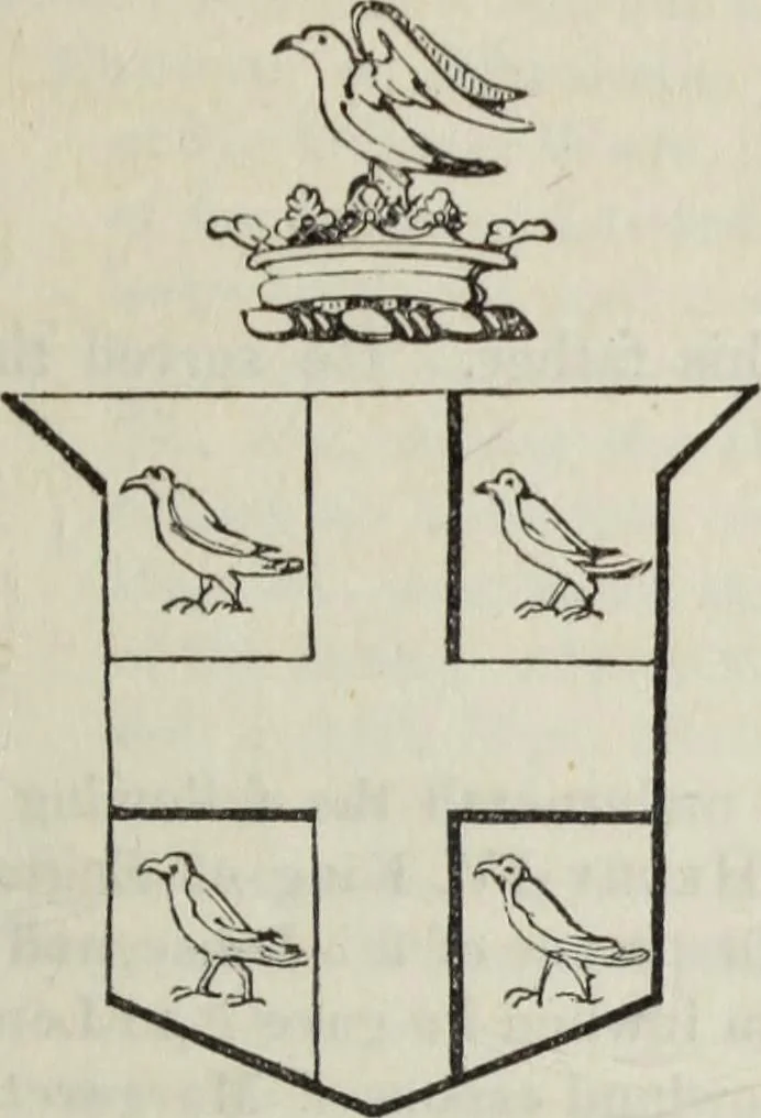 An illustration from A genealogical and heraldic history of the commoners of Great Britain and Ireland enjoying territorial possessions or high official rank, but uninvested with heritable honours, 1836, leaf 205