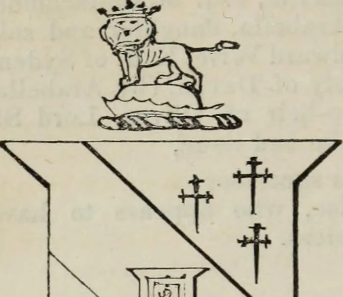 An illustration from A genealogical and heraldic history of the commoners of Great Britain and Ireland enjoying territorial possessions or high official rank, but uninvested with heritable honours, 1836, leaf 224