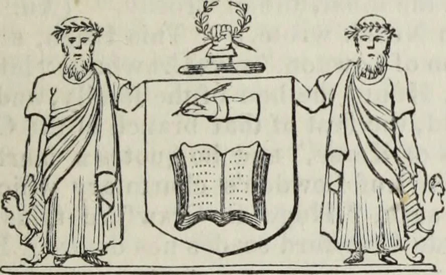 An illustration from A genealogical and heraldic history of the commoners of Great Britain and Ireland enjoying territorial possessions or high official rank, but uninvested with heritable honours, 1836, leaf 23