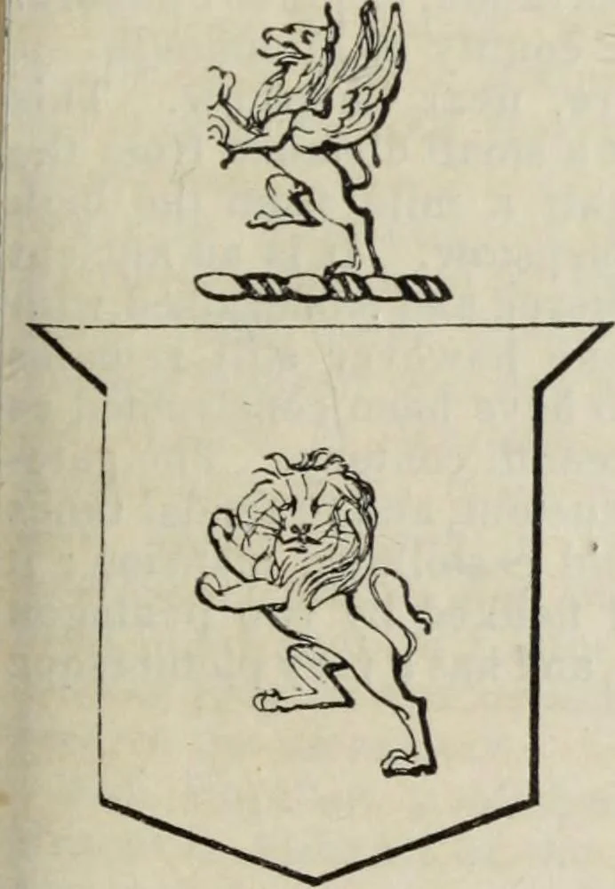 An illustration from A genealogical and heraldic history of the commoners of Great Britain and Ireland enjoying territorial possessions or high official rank, but uninvested with heritable honours, 1836, leaf 249