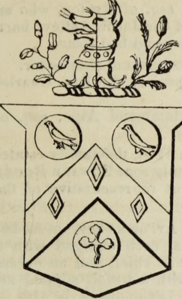 An illustration from A genealogical and heraldic history of the commoners of Great Britain and Ireland enjoying territorial possessions or high official rank, but uninvested with heritable honours, 1836, leaf 259