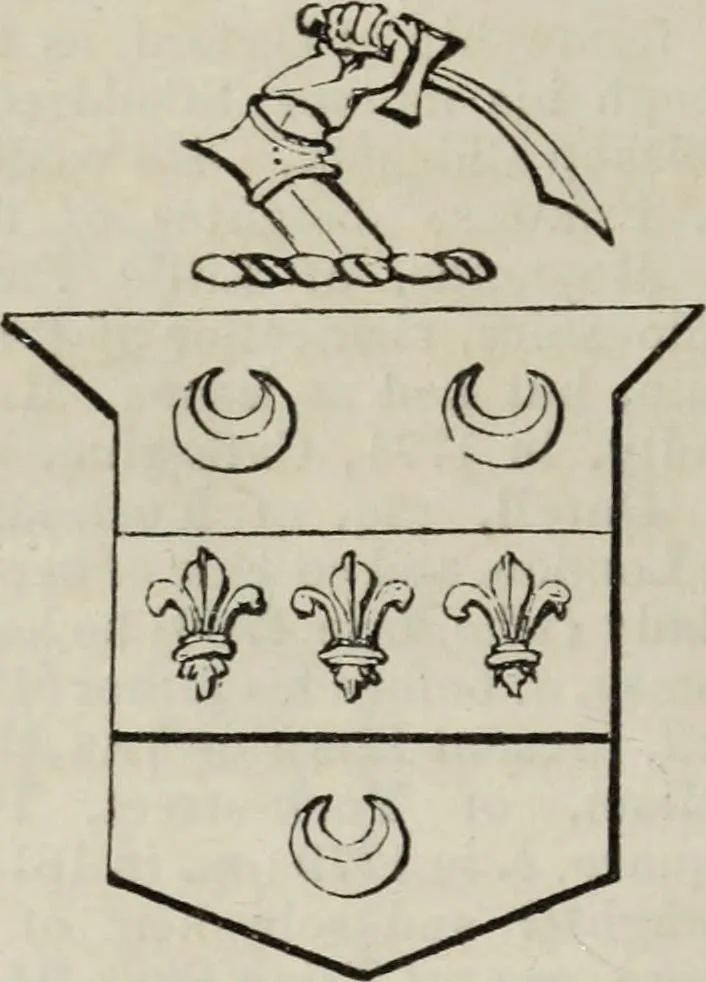 An illustration from A genealogical and heraldic history of the commoners of Great Britain and Ireland enjoying territorial possessions or high official rank, but uninvested with heritable honours, 1836, leaf 278