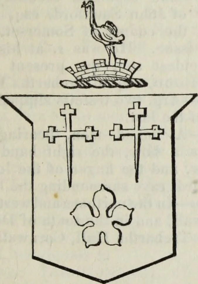 An illustration from A genealogical and heraldic history of the commoners of Great Britain and Ireland enjoying territorial possessions or high official rank, but uninvested with heritable honours, 1836, leaf 287