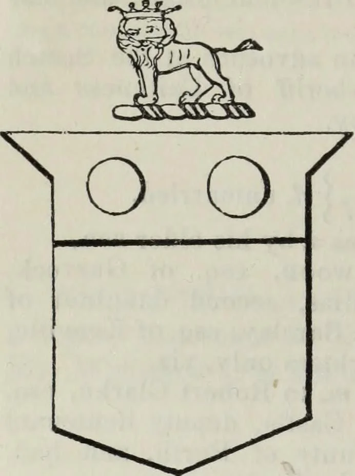 An illustration from A genealogical and heraldic history of the commoners of Great Britain and Ireland enjoying territorial possessions or high official rank, but uninvested with heritable honours, 1836, leaf 306