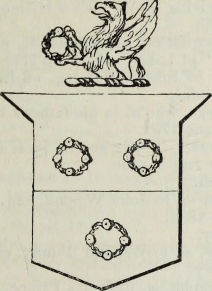 An illustration from A genealogical and heraldic history of the commoners of Great Britain and Ireland enjoying territorial possessions or high official rank, but uninvested with heritable honours, 1836, leaf 313