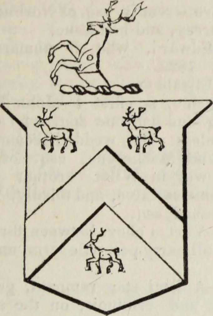 An illustration from A genealogical and heraldic history of the commoners of Great Britain and Ireland enjoying territorial possessions or high official rank, but uninvested with heritable honours, 1836, leaf 321