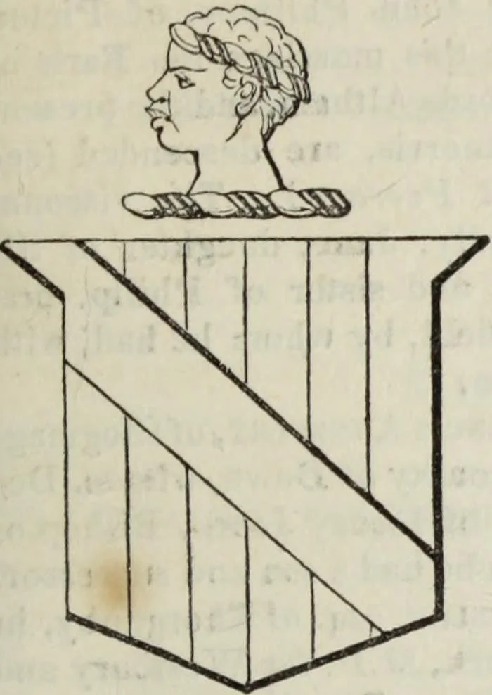 An illustration from A genealogical and heraldic history of the commoners of Great Britain and Ireland enjoying territorial possessions or high official rank, but uninvested with heritable honours, 1836, leaf 35