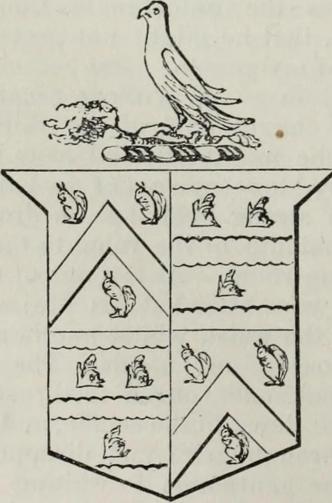 An illustration from A genealogical and heraldic history of the commoners of Great Britain and Ireland enjoying territorial possessions or high official rank, but uninvested with heritable honours, 1836, leaf 360