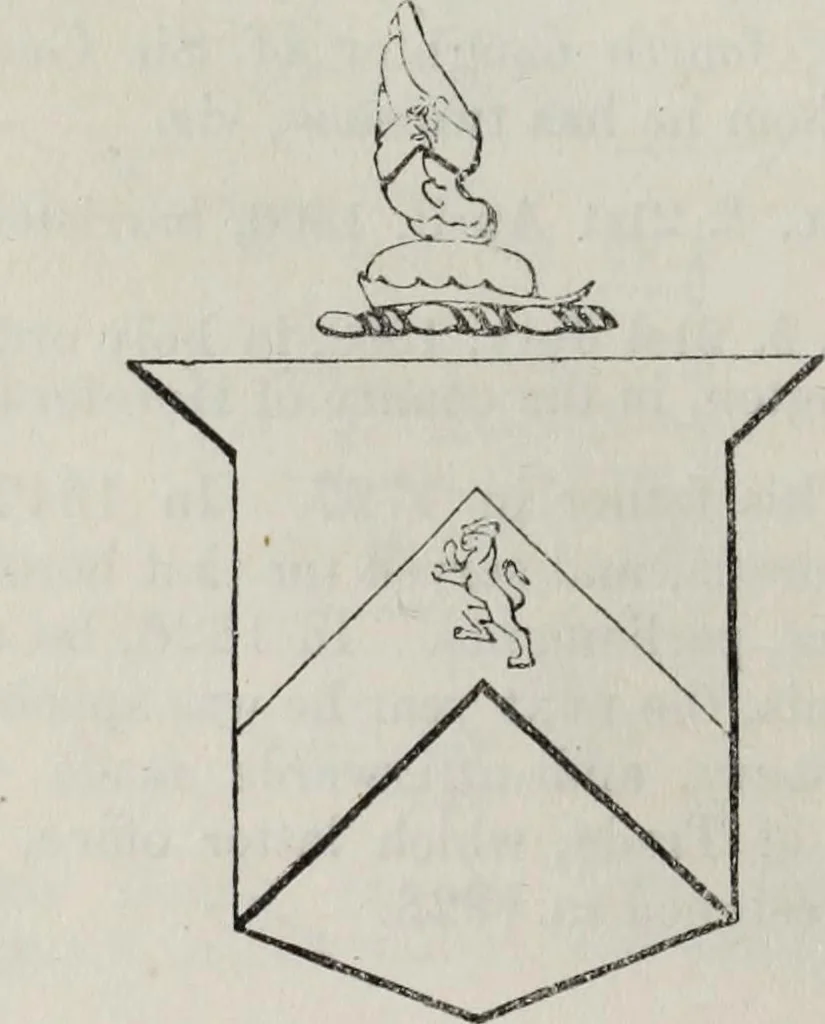 An illustration from A genealogical and heraldic history of the commoners of Great Britain and Ireland enjoying territorial possessions or high official rank, but uninvested with heritable honours, 1836, leaf 362