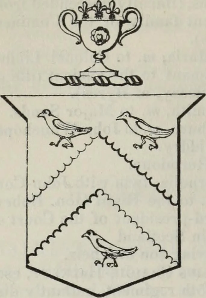 An illustration from A genealogical and heraldic history of the commoners of Great Britain and Ireland enjoying territorial possessions or high official rank, but uninvested with heritable honours, 1836, leaf 366