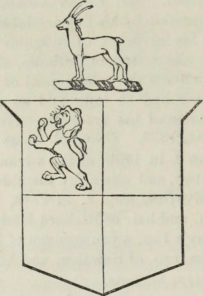 An illustration from A genealogical and heraldic history of the commoners of Great Britain and Ireland enjoying territorial possessions or high official rank, but uninvested with heritable honours, 1836, leaf 42