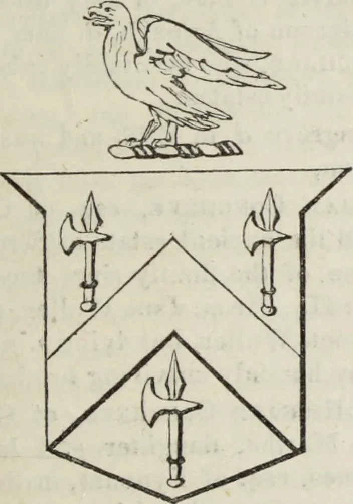 An illustration from A genealogical and heraldic history of the commoners of Great Britain and Ireland enjoying territorial possessions or high official rank, but uninvested with heritable honours, 1836, leaf 43
