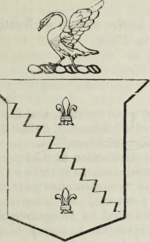 An illustration from A genealogical and heraldic history of the commoners of Great Britain and Ireland enjoying territorial possessions or high official rank, but uninvested with heritable honours, 1836, leaf 431