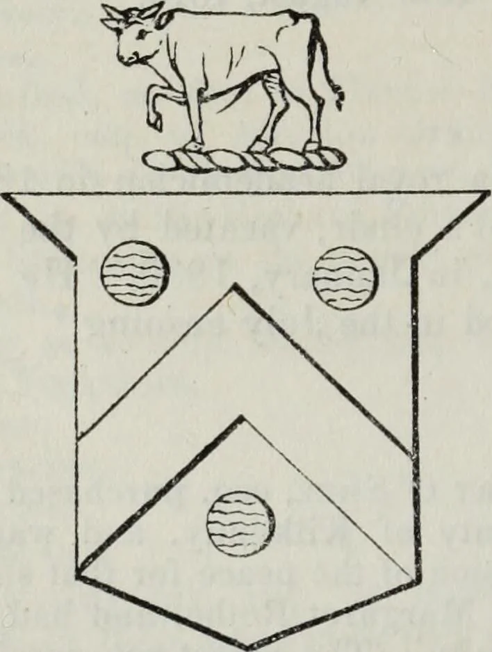 An illustration from A genealogical and heraldic history of the commoners of Great Britain and Ireland enjoying territorial possessions or high official rank, but uninvested with heritable honours, 1836, leaf 432