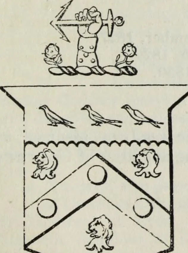 An illustration from A genealogical and heraldic history of the commoners of Great Britain and Ireland enjoying territorial possessions or high official rank, but uninvested with heritable honours, 1836, leaf 433