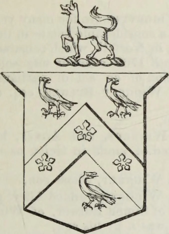 An illustration from A genealogical and heraldic history of the commoners of Great Britain and Ireland enjoying territorial possessions or high official rank, but uninvested with heritable honours, 1836, leaf 471