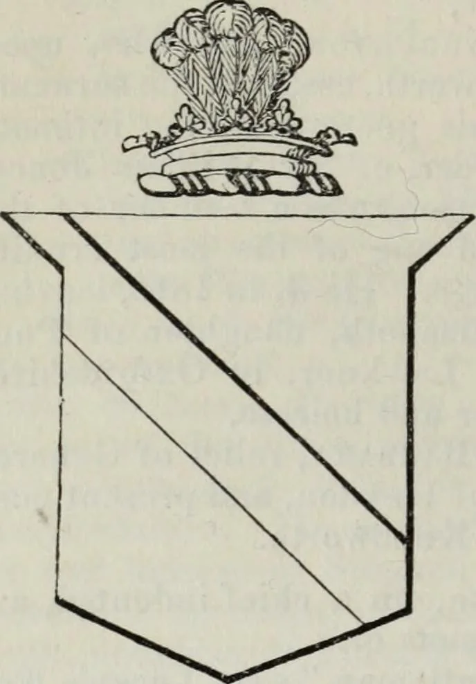 An illustration from A genealogical and heraldic history of the commoners of Great Britain and Ireland enjoying territorial possessions or high official rank, but uninvested with heritable honours, 1836, leaf 476