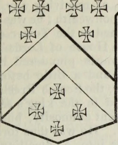 An illustration from A genealogical and heraldic history of the commoners of Great Britain and Ireland enjoying territorial possessions or high official rank, but uninvested with heritable honours, 1836, leaf 495