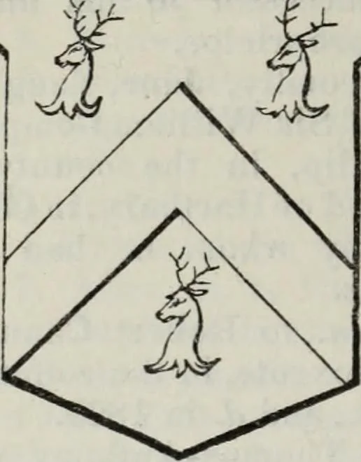 An illustration from A genealogical and heraldic history of the commoners of Great Britain and Ireland enjoying territorial possessions or high official rank, but uninvested with heritable honours, 1836, leaf 498