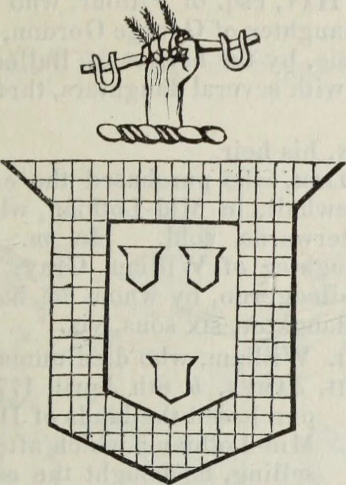 An illustration from A genealogical and heraldic history of the commoners of Great Britain and Ireland enjoying territorial possessions or high official rank, but uninvested with heritable honours, 1836, leaf 533