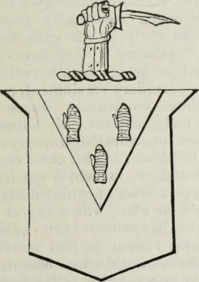 An illustration from A genealogical and heraldic history of the commoners of Great Britain and Ireland enjoying territorial possessions or high official rank, but uninvested with heritable honours, 1836, leaf 543