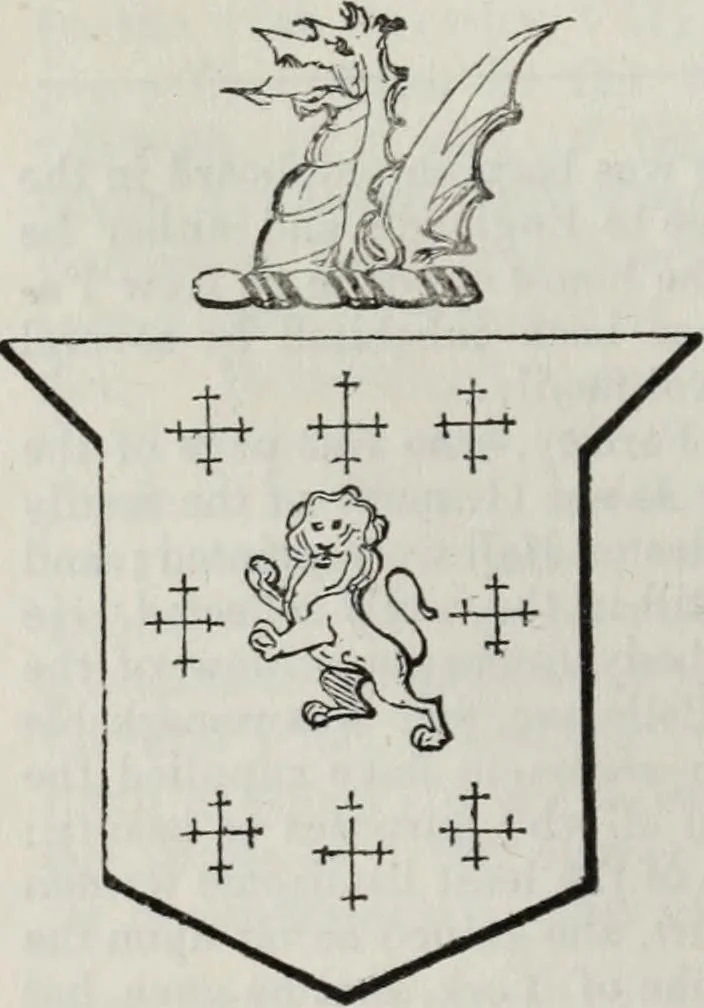 An illustration from A genealogical and heraldic history of the commoners of Great Britain and Ireland enjoying territorial possessions or high official rank, but uninvested with heritable honours, 1836, leaf 548