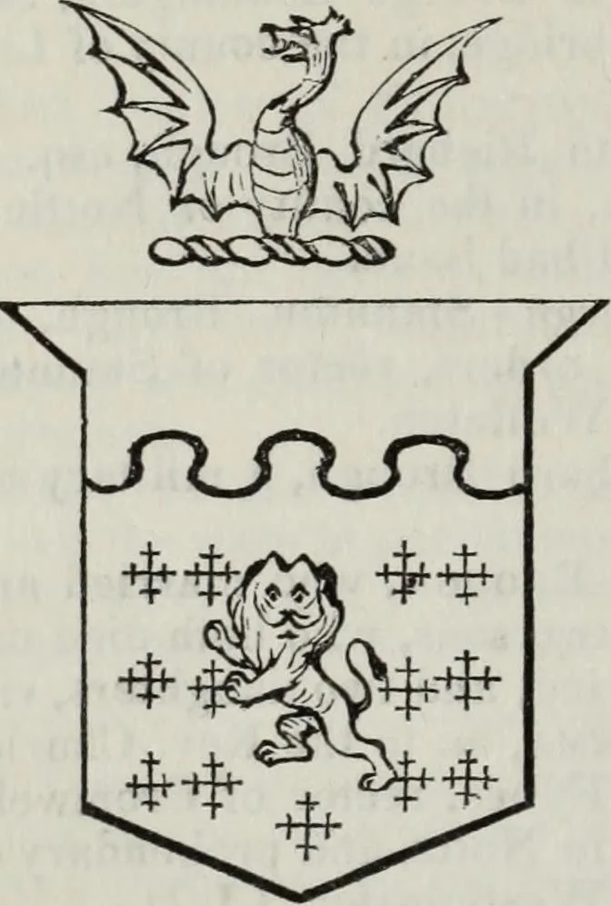 An illustration from A genealogical and heraldic history of the commoners of Great Britain and Ireland enjoying territorial possessions or high official rank, but uninvested with heritable honours, 1836, leaf 554