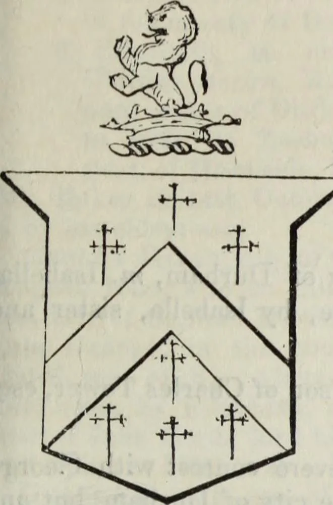 An illustration from A genealogical and heraldic history of the commoners of Great Britain and Ireland enjoying territorial possessions or high official rank, but uninvested with heritable honours, 1836, leaf 571