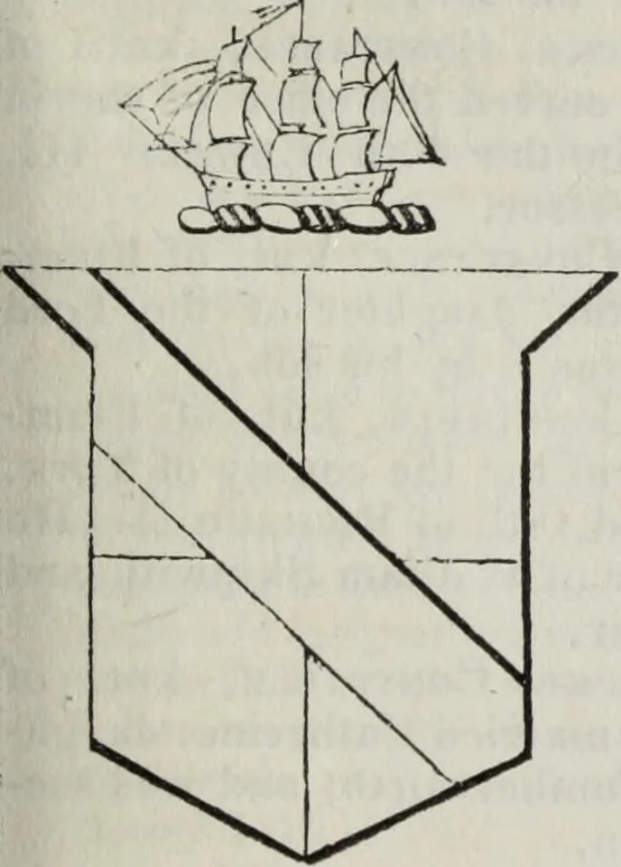 An illustration from A genealogical and heraldic history of the commoners of Great Britain and Ireland enjoying territorial possessions or high official rank, but uninvested with heritable honours, 1836, leaf 573