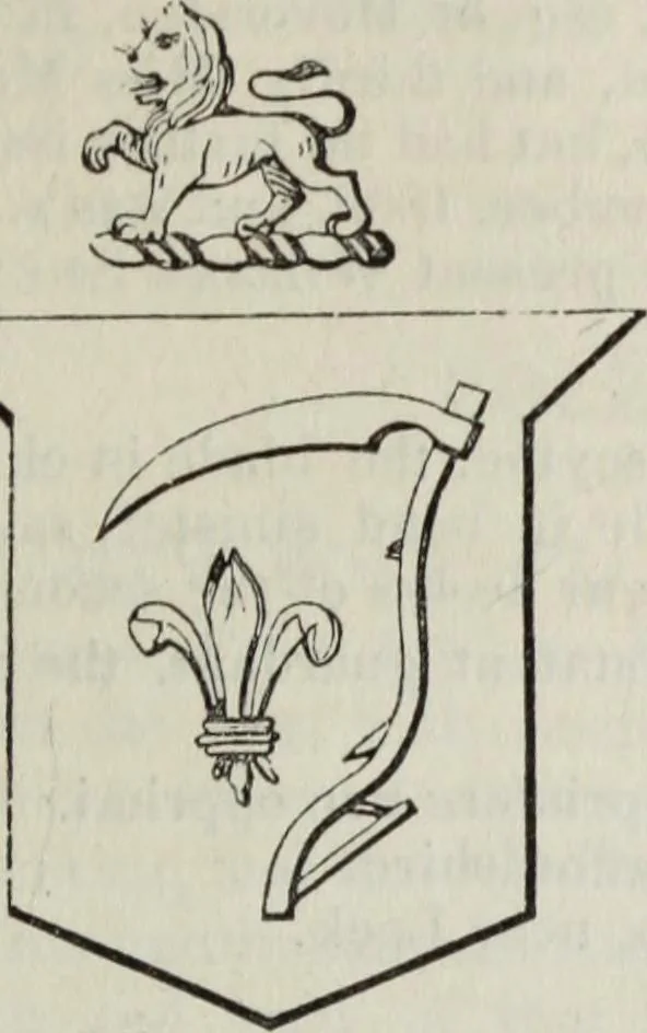 An illustration from A genealogical and heraldic history of the commoners of Great Britain and Ireland enjoying territorial possessions or high official rank, but uninvested with heritable honours, 1836, leaf 581