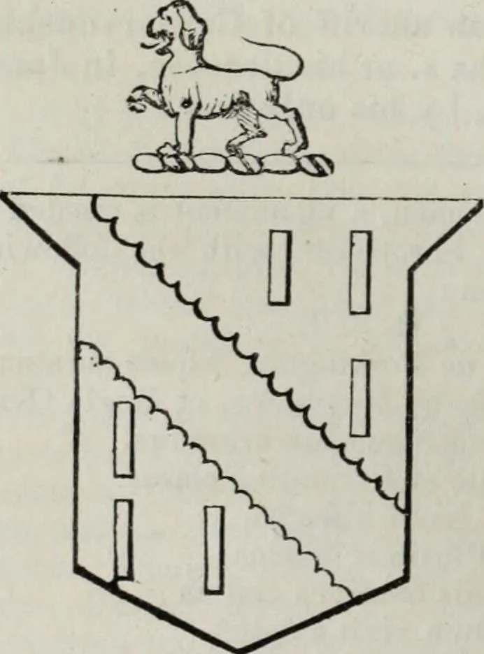 An illustration from A genealogical and heraldic history of the commoners of Great Britain and Ireland enjoying territorial possessions or high official rank, but uninvested with heritable honours, 1836, leaf 596