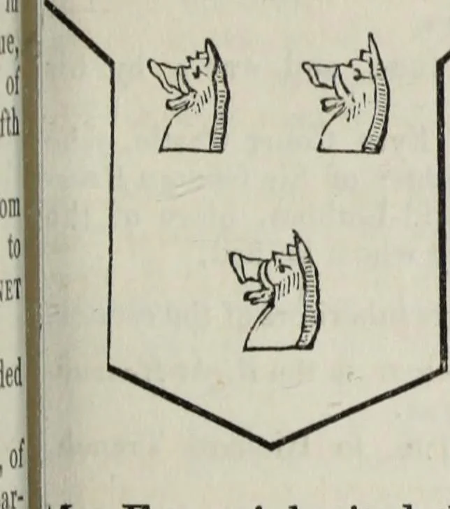 An illustration from A genealogical and heraldic history of the commoners of Great Britain and Ireland enjoying territorial possessions or high official rank, but uninvested with heritable honours, 1836, leaf 619